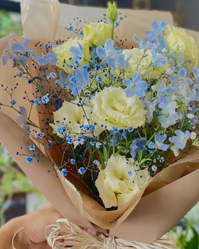 Blue×White の花束