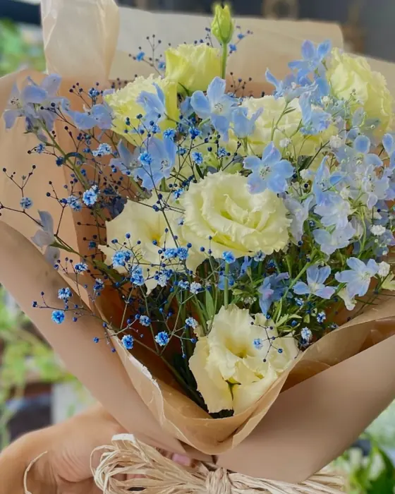 Blue×White の花束